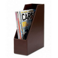 Brown Econo Line Leather Magazine Rack